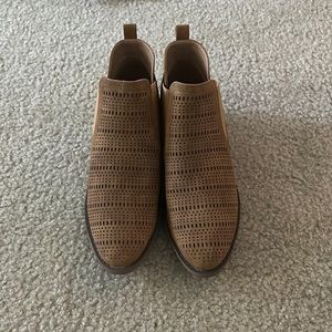 Tan ankle boots